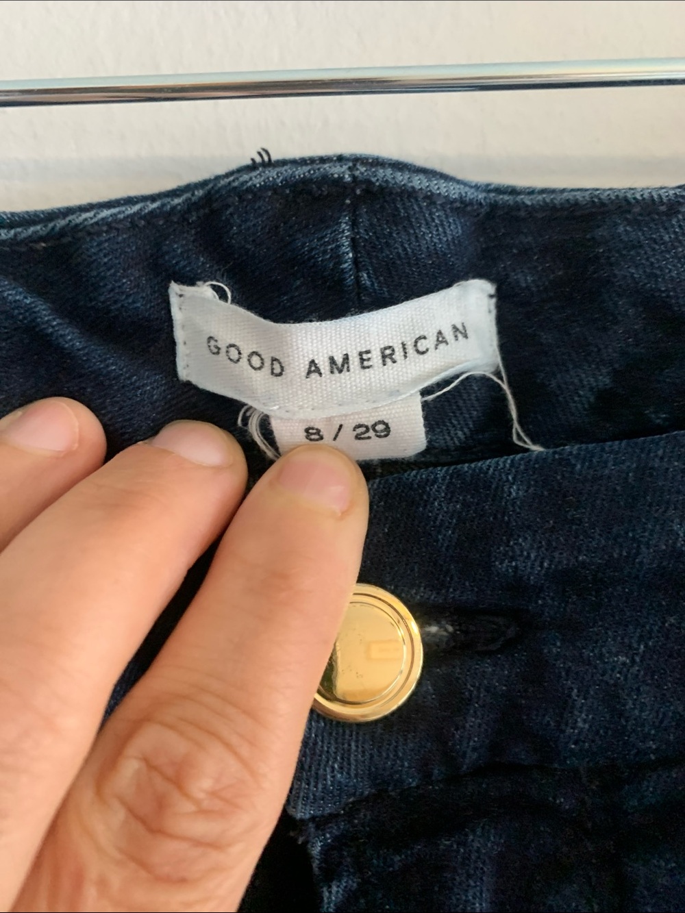 GOOD AMERICAN Dark Navy Skinny Jeans - Picture 2 of 3